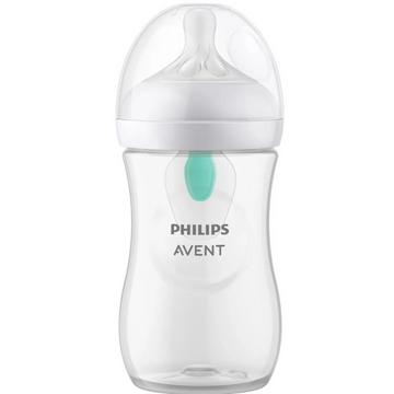 Philips Avent Natural Response Babyflasche mit Airfree Ventil, 260ml ,1M+ (1 Stk)