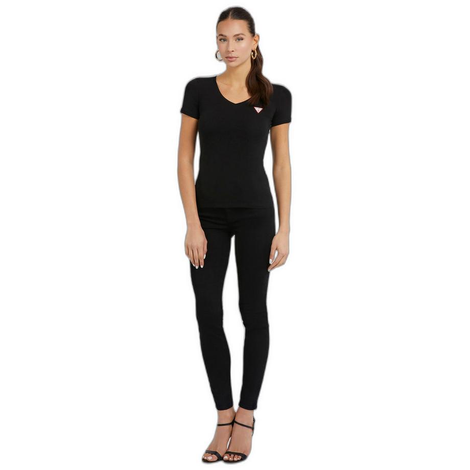 GUESS Mini Triangle T-shirt col en V  