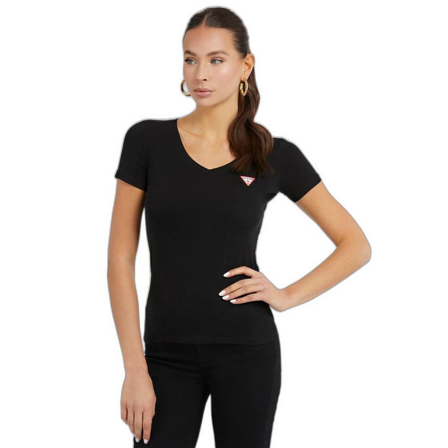 GUESS Mini Triangle T-shirt col en V  