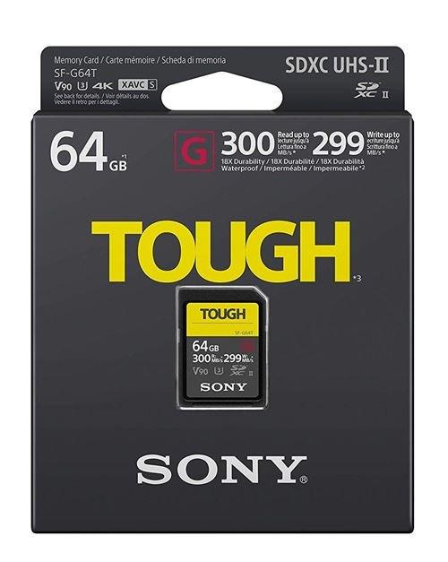SONY  SF-G Tough SDXC UHS-II 64GB 300MB/s 