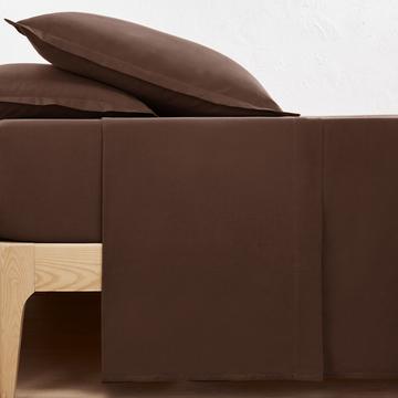 Drap plat uni percale de coton Scenario