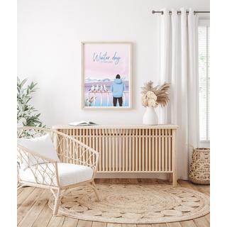 La-Jonx Hiver au lac - Poster  