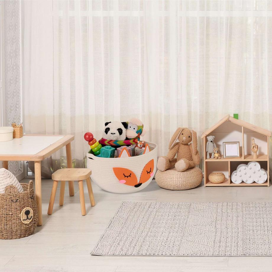 B2X Cesto portaoggetti per bambini volpe  