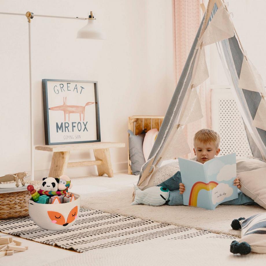 B2X Cesto portaoggetti per bambini volpe  