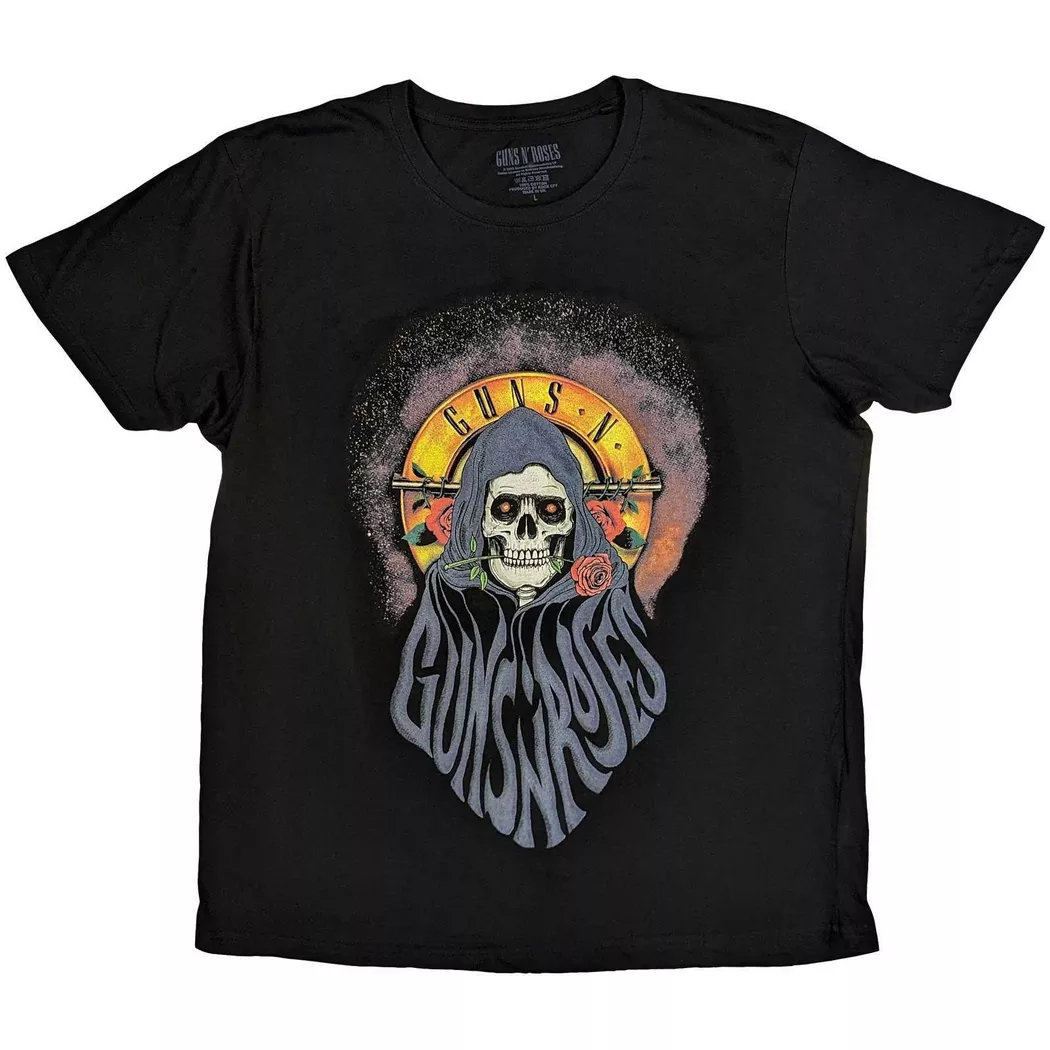 Guns N Roses - Reaper TShirt, für Damen, Schwarz, Größe L