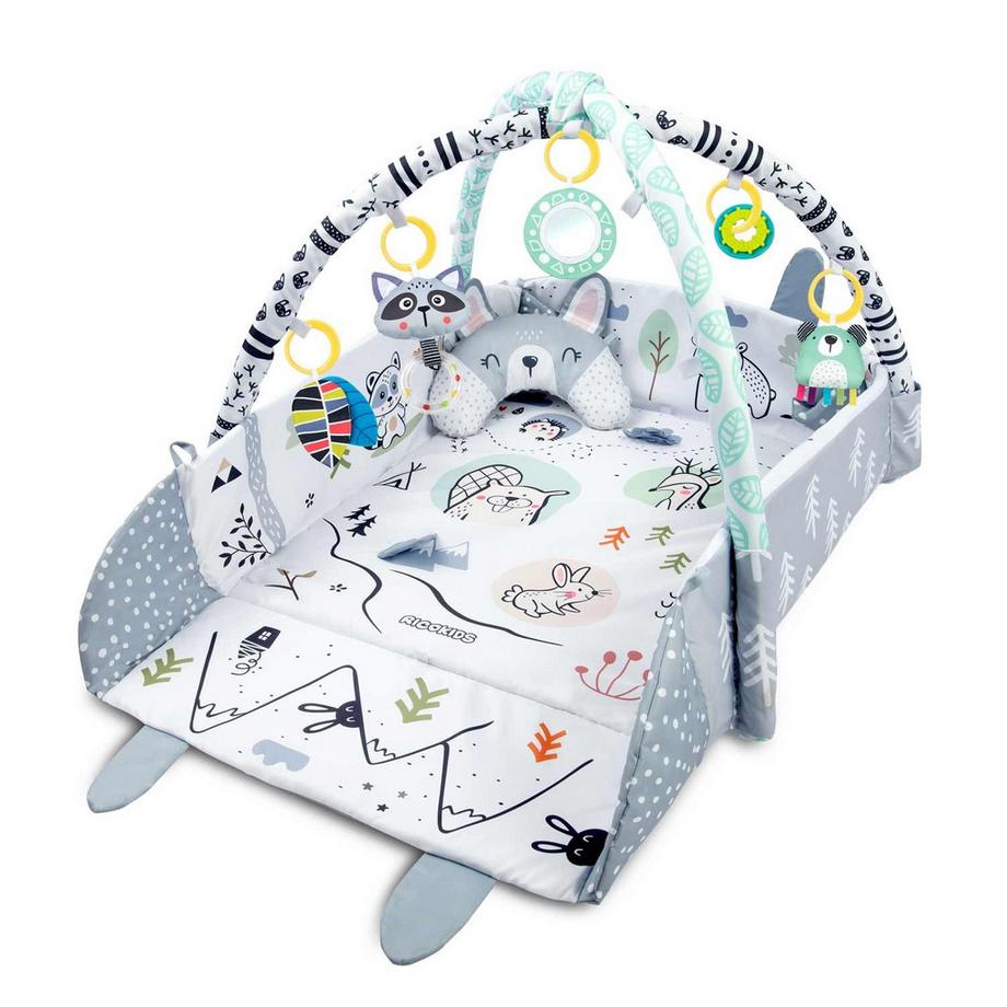 B2X Tappeto da gioco interattivo ed educativo 110 x 100 cm Coniglio Ricokids  