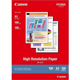 Canon CANON Papier High Resolution A3 HR101NA3 InkJet 110g 100 Blatt  