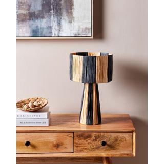 Beliani Lampe à poser en Feuille de palmier Boho WELMEL  