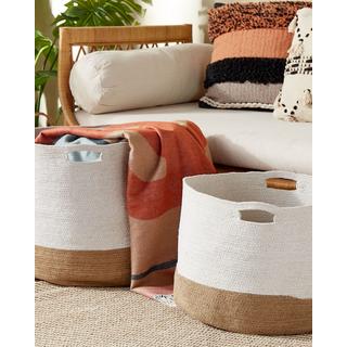 Beliani Korb en Cotone Classico KAHAN  