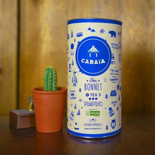 CABAIA Creamy Gin Zopfmuster Mütze  