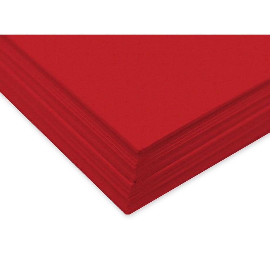 Ursus URSUS Tonzeichenpapier A4 2174621 130g. tulpenrot 100 Blatt  