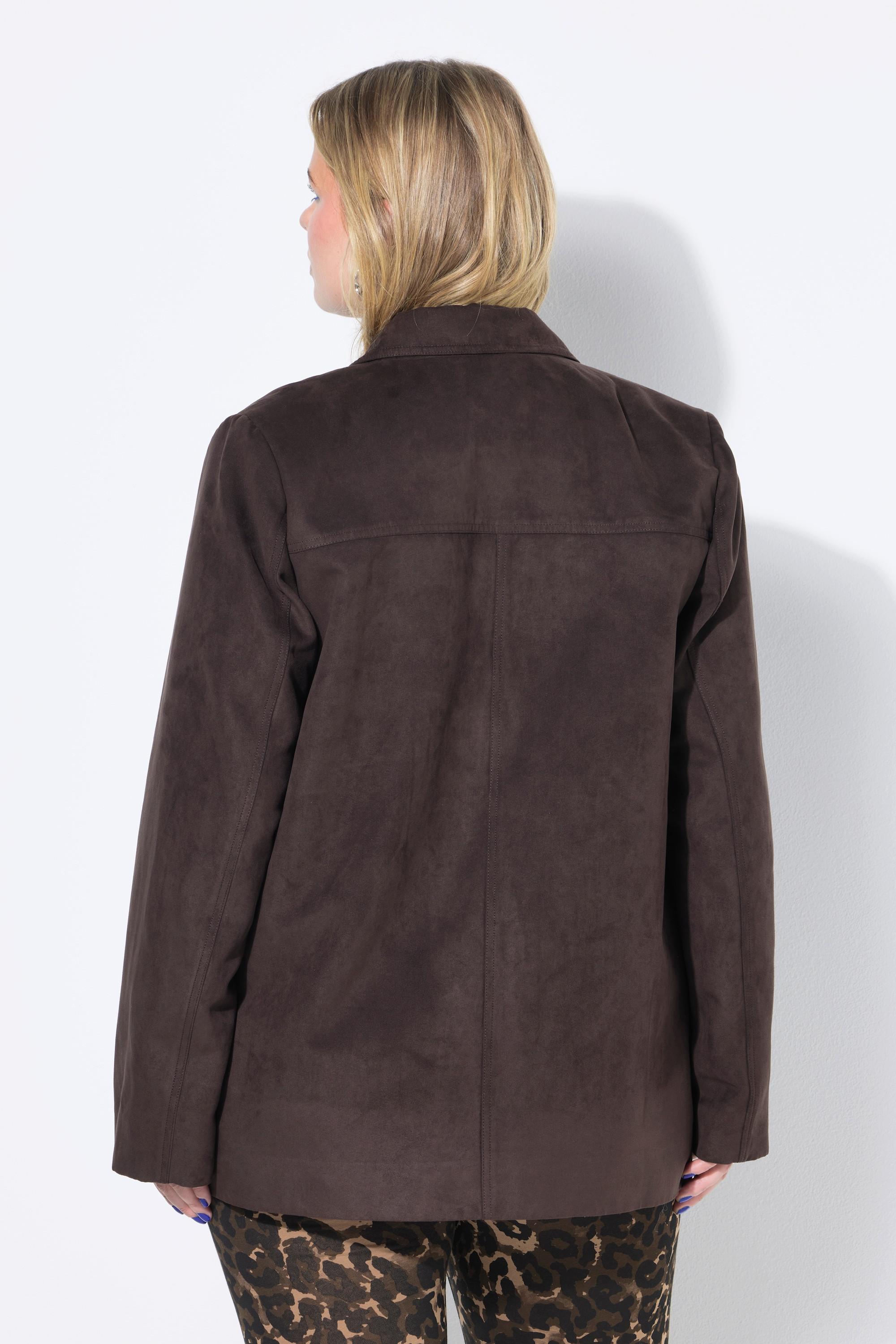 Studio Untold Blazer Scamosciato Taglio Ampio Revers  