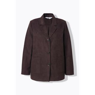 Studio Untold Blazer Scamosciato Taglio Ampio Revers  