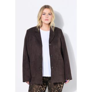 Studio Untold Blazer Scamosciato Taglio Ampio Revers  