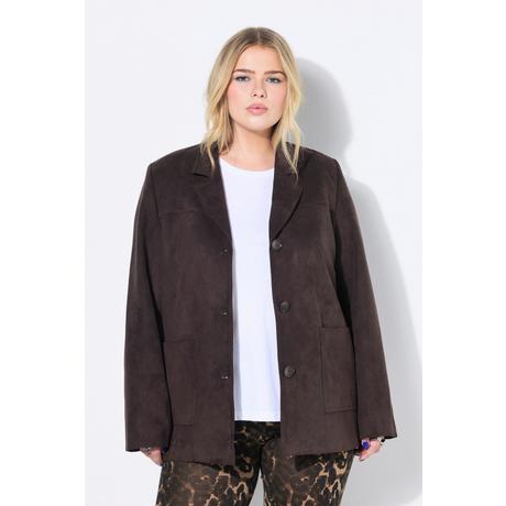 Studio Untold Blazer Scamosciato Taglio Ampio Revers  