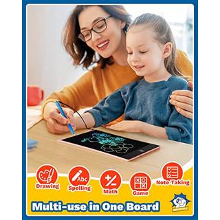 Activity-board  2 Stück LCD-Schreibtafel Kinder Zeichenbrett Bildschirm umweltfreundliche bunte Zeichenbrett magische Tafel mit Lanyard, pädagogisches Spielzeug 