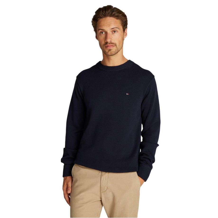 TOMMY HILFIGER  Pullover, Rundhalsausschnitt, Regulär, Langärmlig 