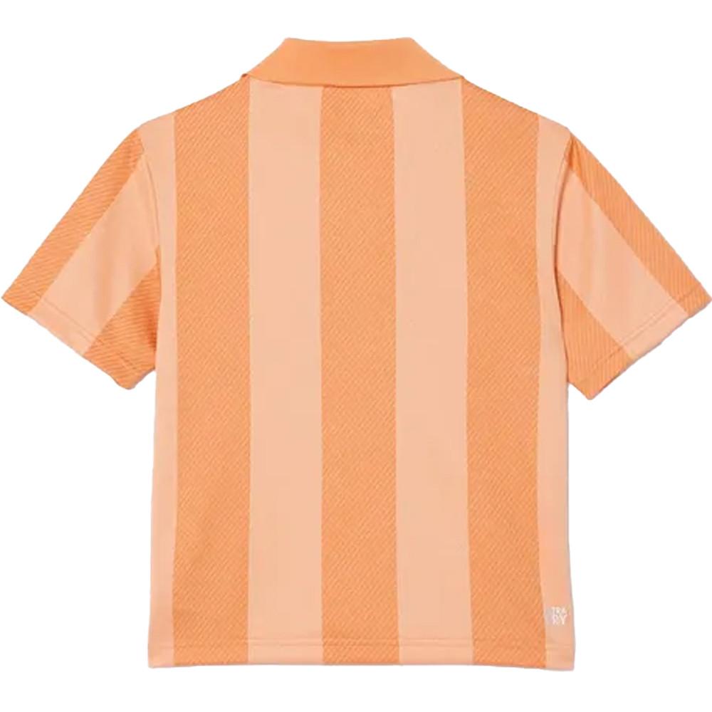 LACOSTE Roland Garros Edition Gestreiftes Poloshirt  