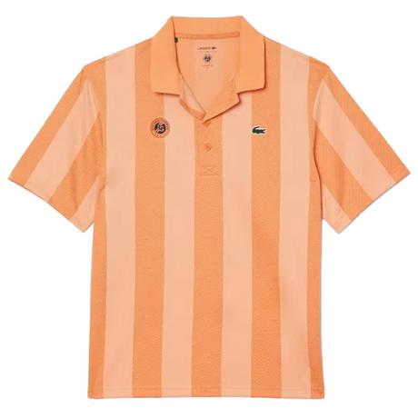 LACOSTE Roland Garros Edition Gestreiftes Poloshirt  