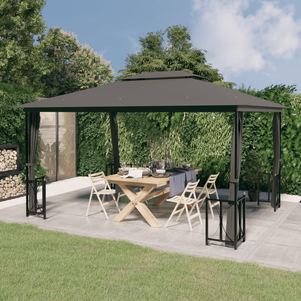 VidaXL gazebo Tessuto  