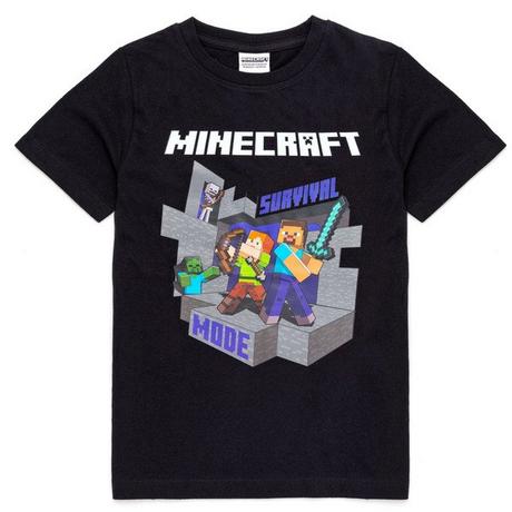 MINECRAFT  Tshirt SURVIVAL MODE Enfant 