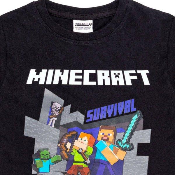 MINECRAFT  Tshirt SURVIVAL MODE Enfant 