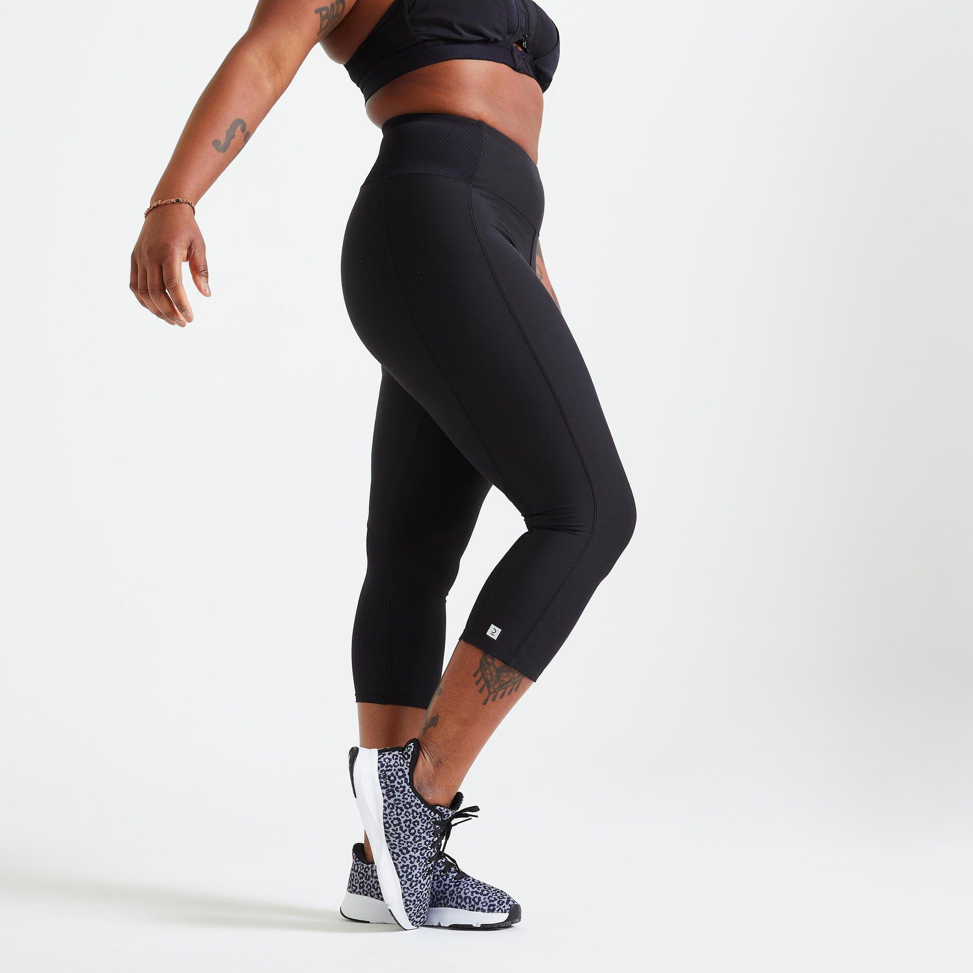 Image of DOMYOS 7/8-Leggings Fitness mit Smartphonetasche - L