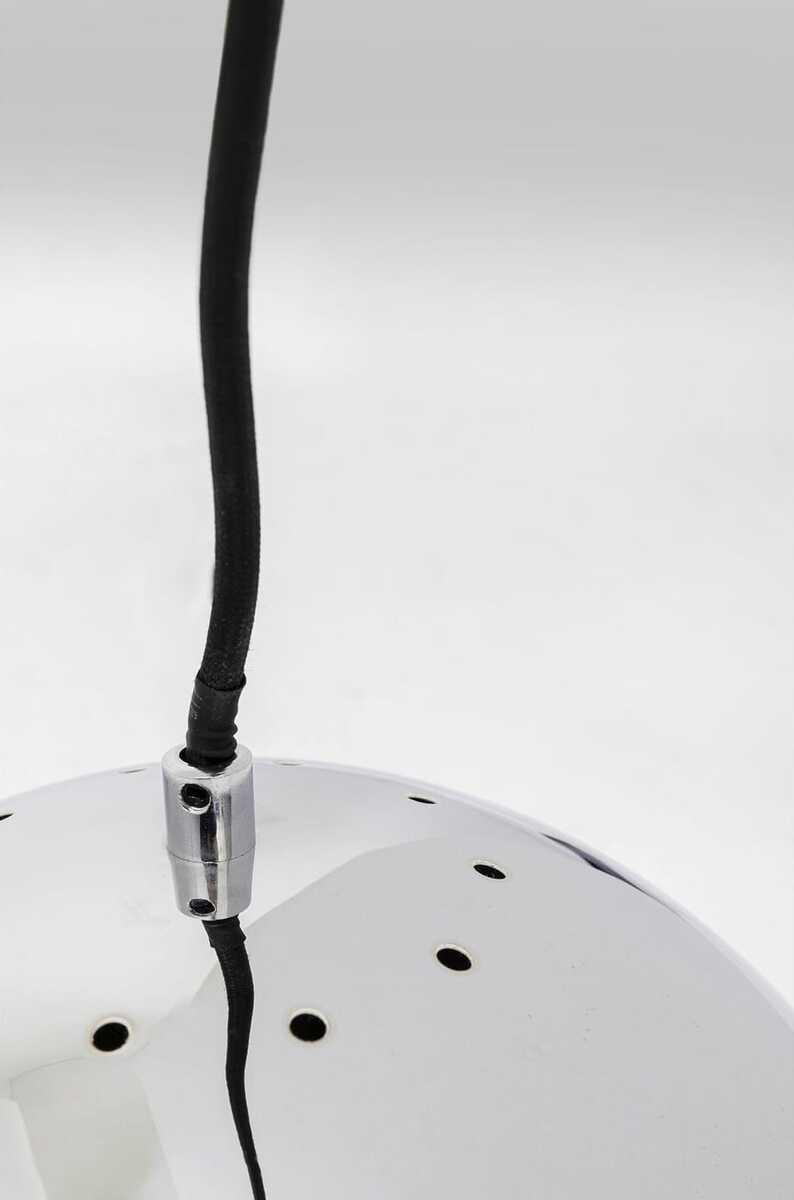 KARE Design Hängeleuchte Caldaia Silber rund 25  