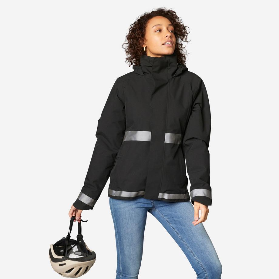Velo-Regenjacke City 540  Sichtbarkeit bei Nacht
