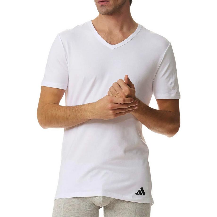 adidas Active Flex Cotton T-shirt Scollo a V Confezione da 2  