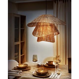 Beliani Lampe suspension en Jute Boho BEDAS  