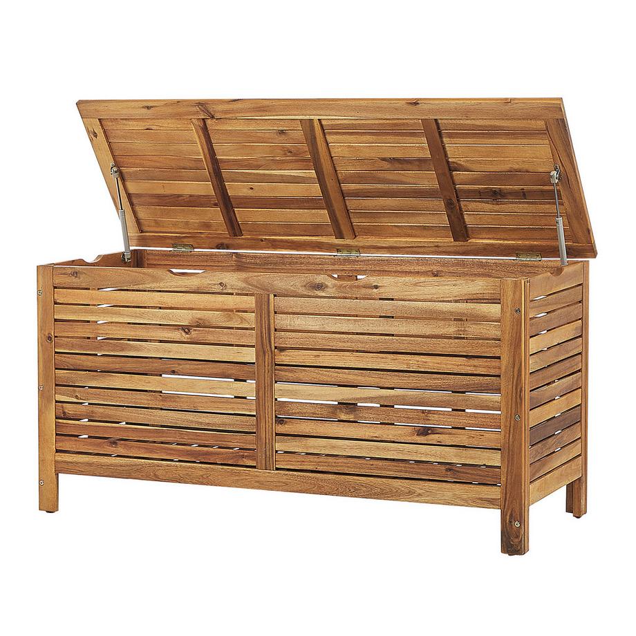 Beliani Aufbewahrungsbox aus Akazienholz  RIVIERA  