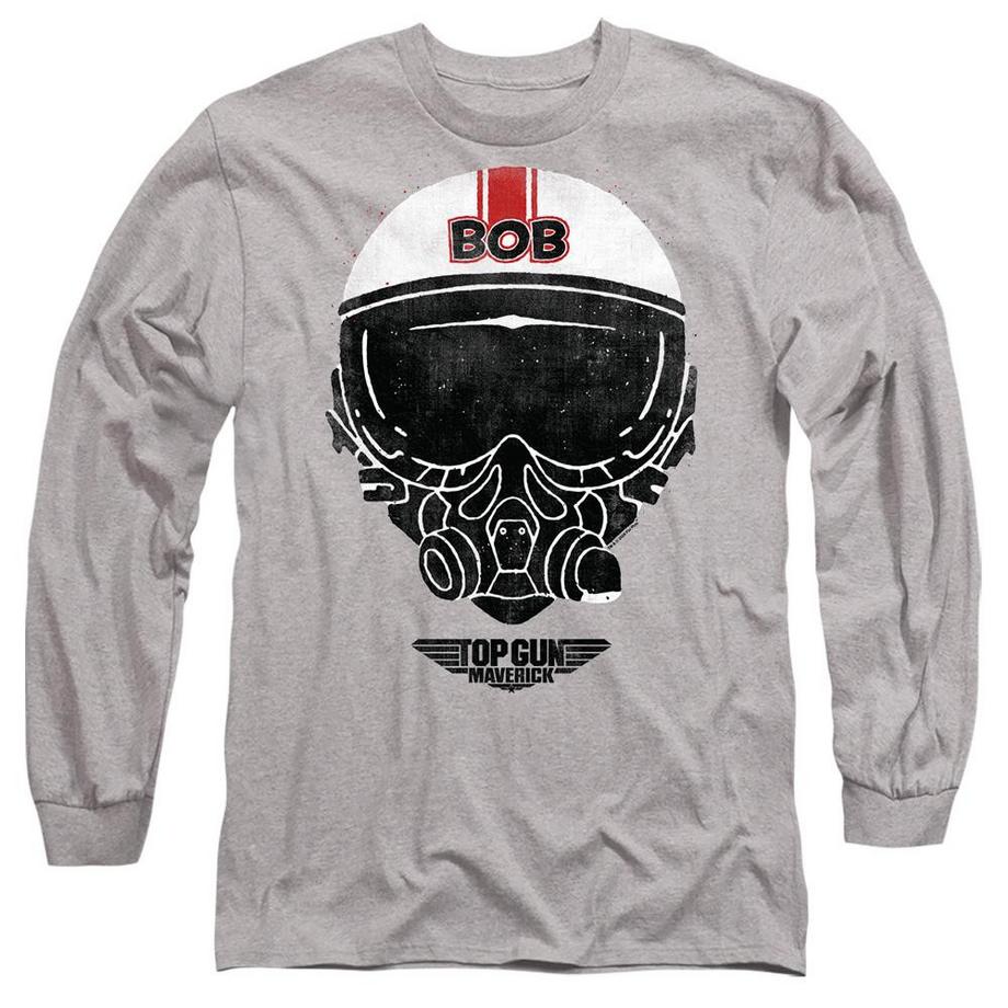 Top Gun Bob T-Shirt Stampata Maniche Lunghe  