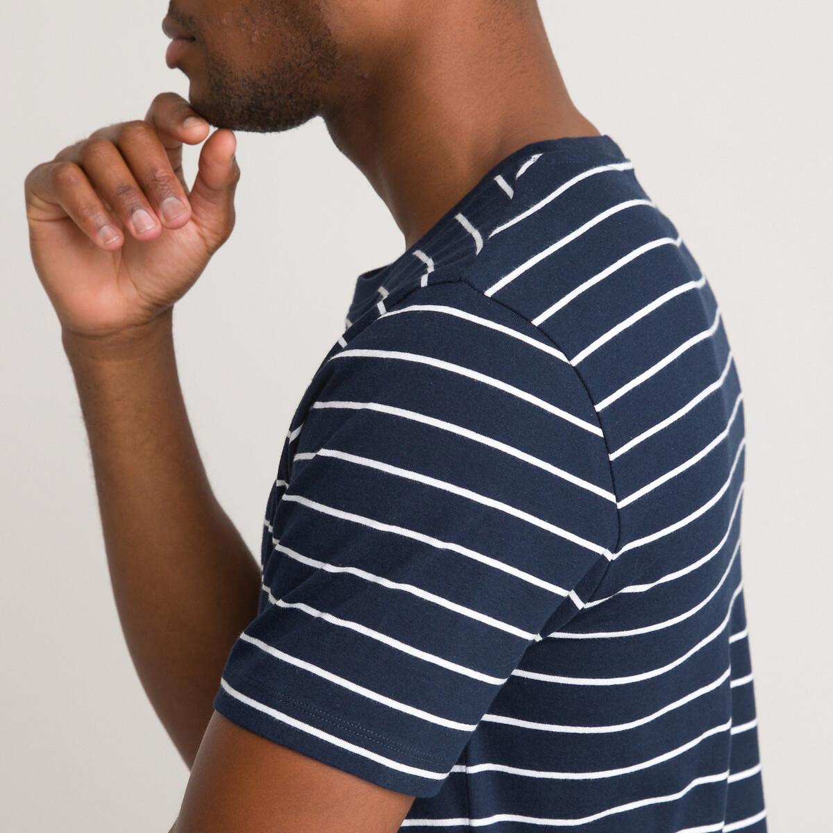 La Redoute Collections T-shirt Rayé Col Rond  