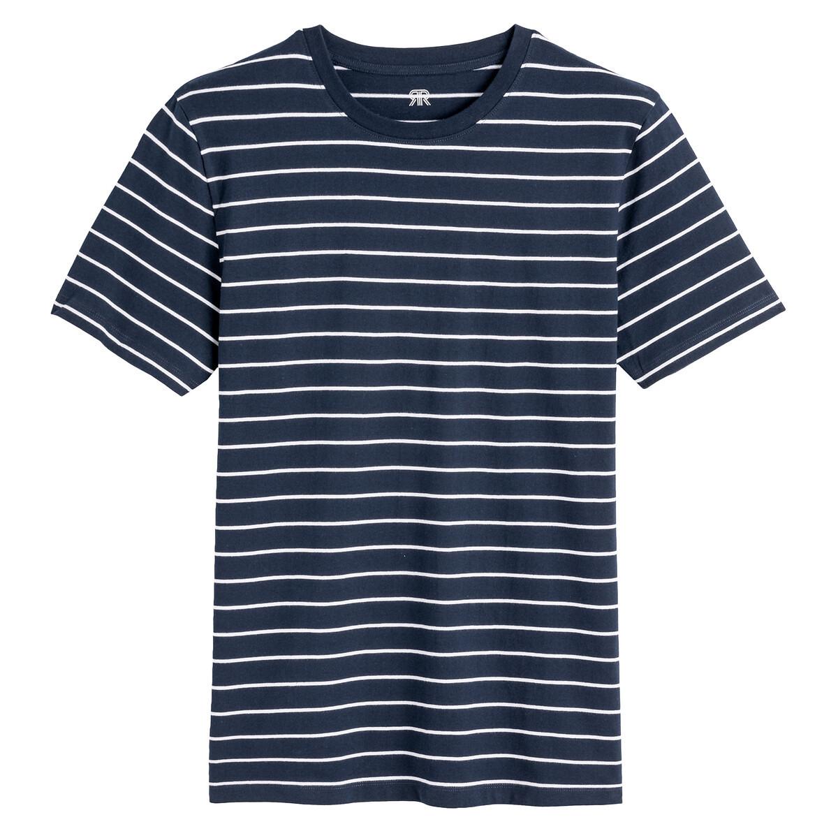 La Redoute Collections Gestreiftes Rundhals T-Shirt  