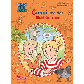 Lesen lernen mit Conni: Conni und das Eichhörnchen Boehme, Julia; Albrecht, Herdis (Illustrationen) Gebundene Ausgabe 