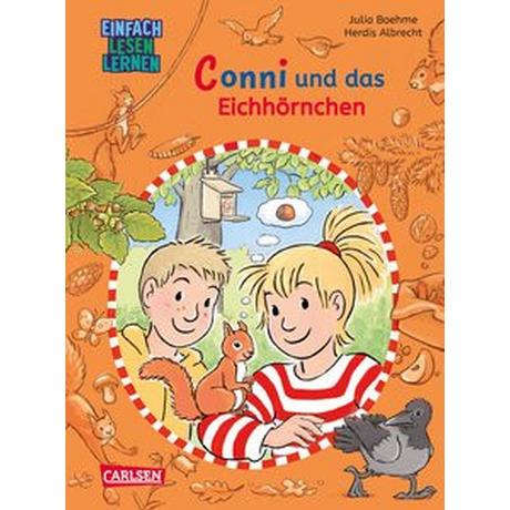 Lesen lernen mit Conni: Conni und das Eichhörnchen Boehme, Julia; Albrecht, Herdis (Illustrationen) Gebundene Ausgabe 