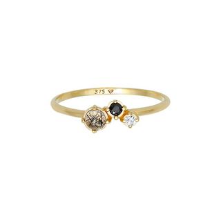 Elli  Ring Diamant (0.03 Ct.) Topas Turmalin 375Er Gelbgold 