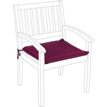 Cuscino da giardino per poltrona 49x52 bordeaux