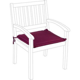 mutoni Coussin de jardin pour fauteuil 49x52 bordeaux  