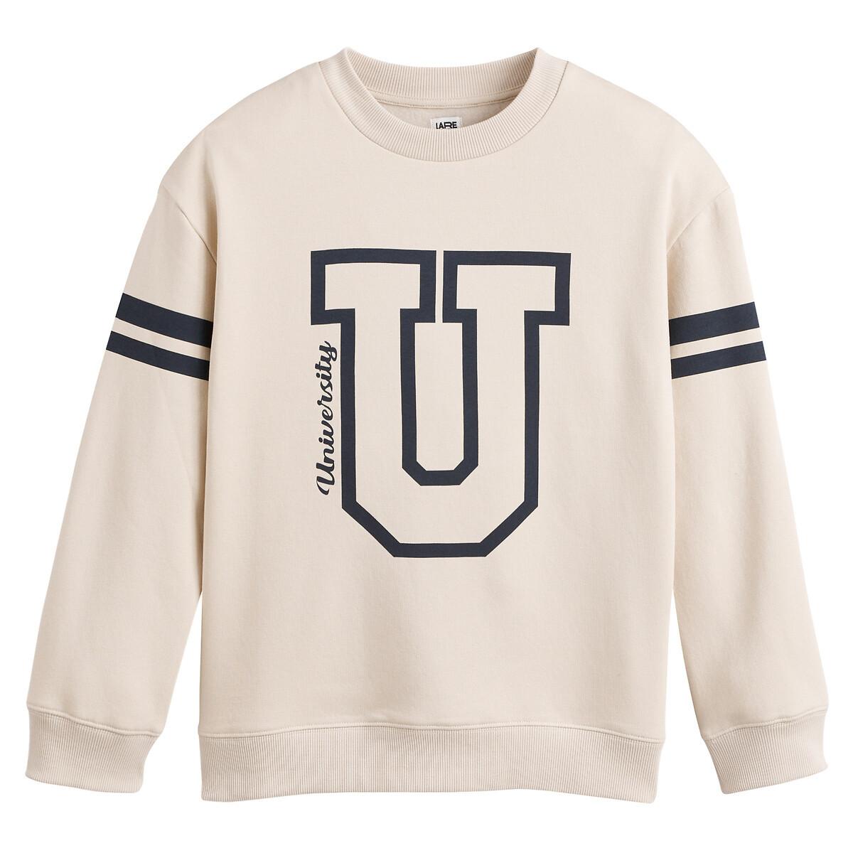 La Redoute Collections  Sweatshirt mit Rundhalsausschnitt 