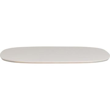 Plateau de table Tablo frêne misty white 130x130