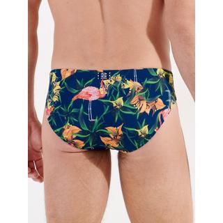 HOM Tropische Blumenmuster Badeslip  