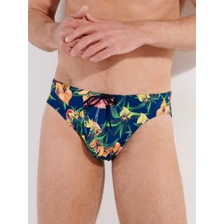 HOM Tropische Blumenmuster Badeslip  