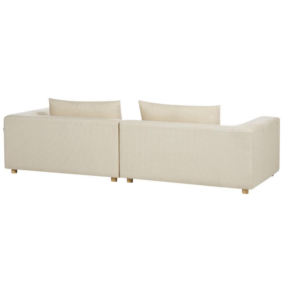 Beliani 3 Sitzer Sofa aus Stoff  LERMON  