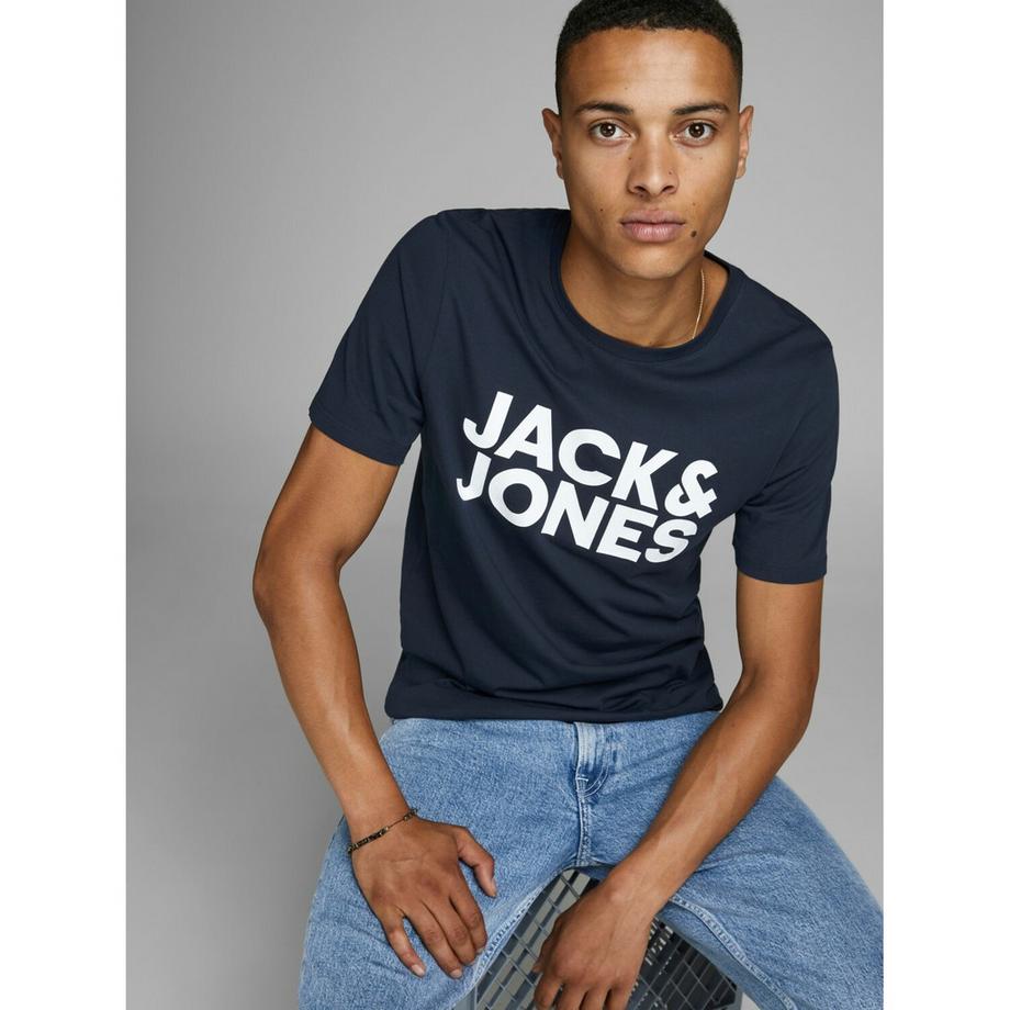 JACK & JONES JJECORP Logo O-Neck Kurzarm T-Shirt  