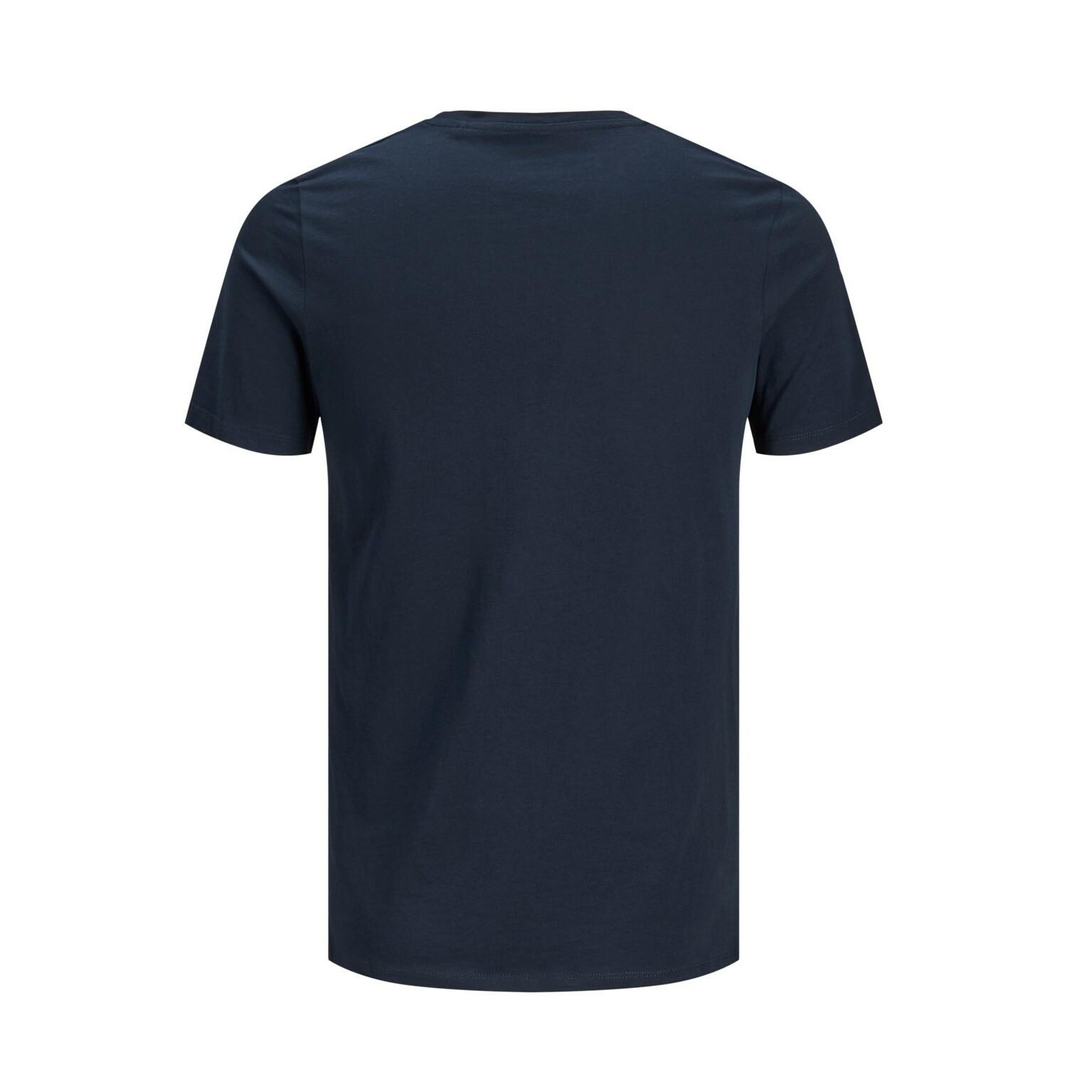 JACK & JONES Logo Tee Kurzarm Rundhals  