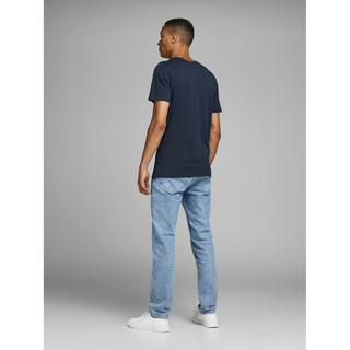 JACK & JONES Logo Tee Kurzarm Rundhals  