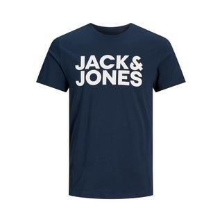 JACK & JONES Logo Tee Kurzarm Rundhals  