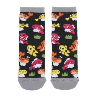 Pokémon Tatsugiri Schwarze Gemusterte Socken  